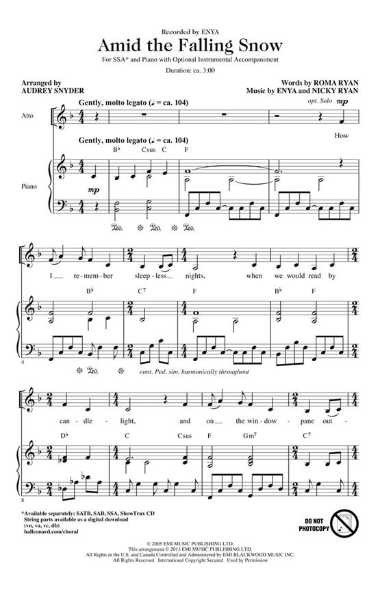 Amid the Falling Snow