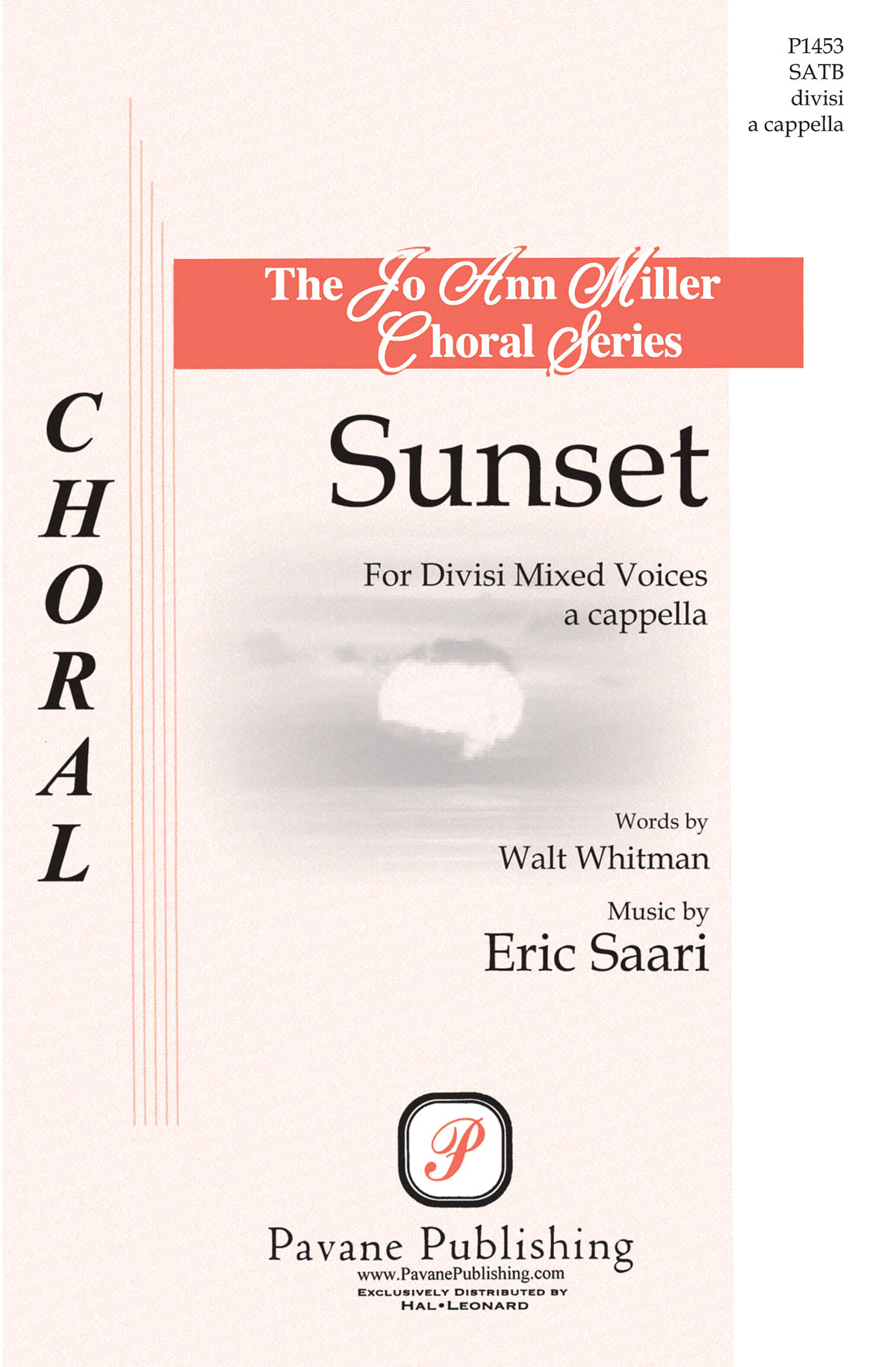 Eric Saari: Sunset (SATB)