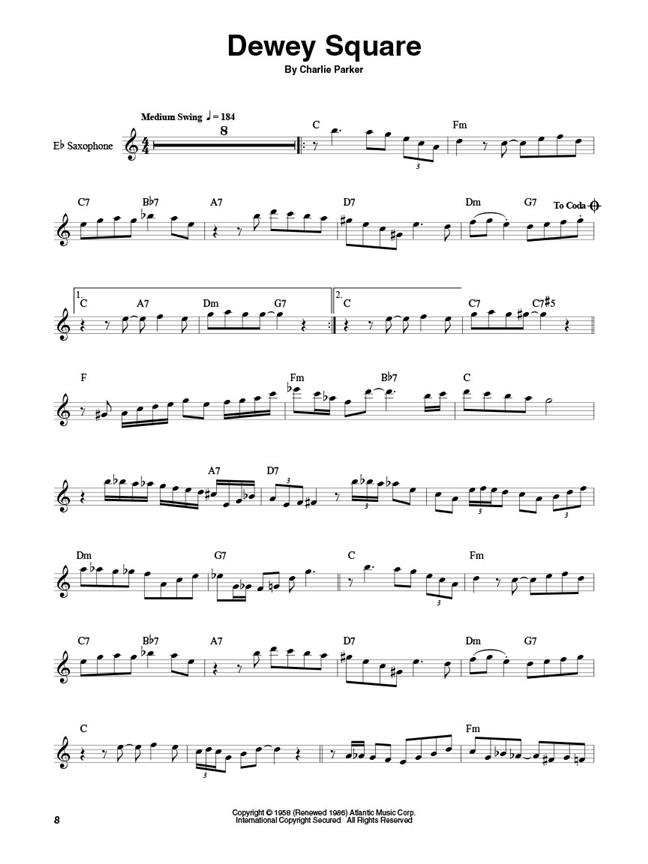 Saxophone Play-Along Volume 5: Charlie Parker