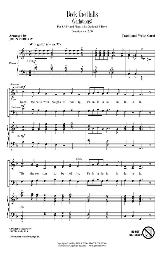 Deck the Halls(Variations)