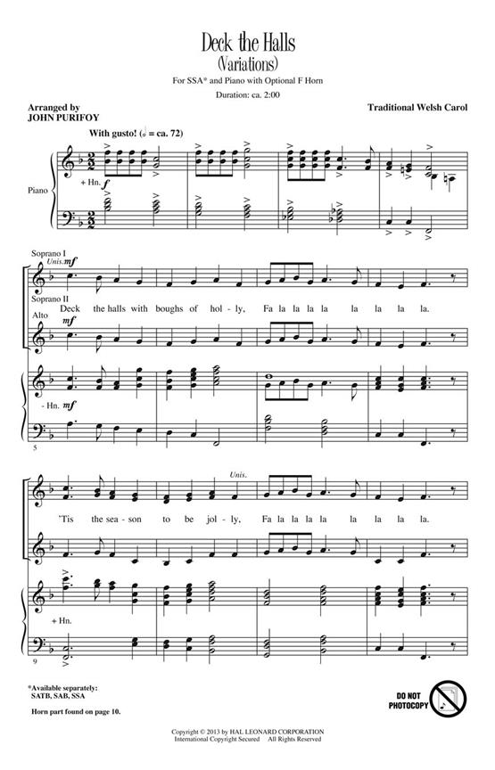 Deck the Halls(Variations)