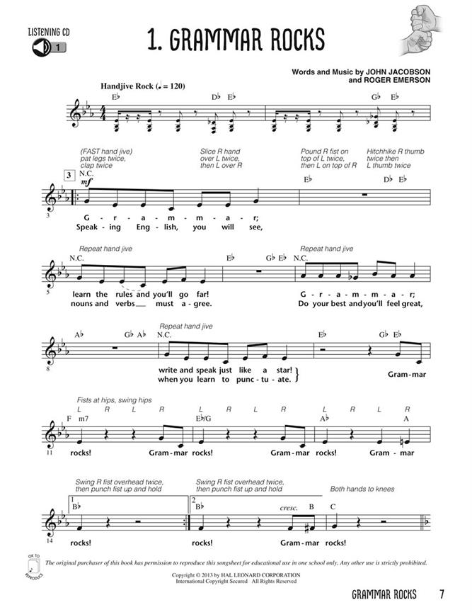 Grammar Rocks!(Cross-Curricular Music Fun For The Classroom)