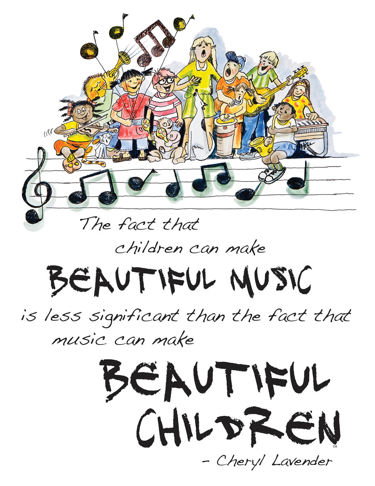 Beautiful Music, Beautiful Children Poster