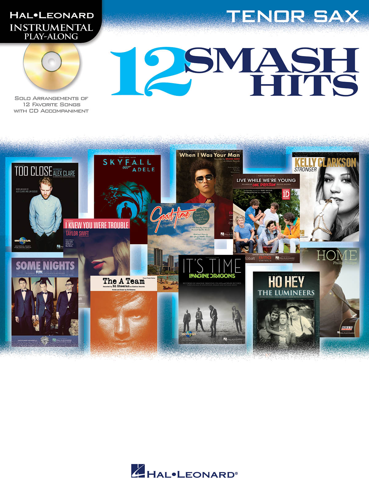 Hal Leonard Instrumental Play-Along: 12 Smash Hits (Tenorsaxofoon)