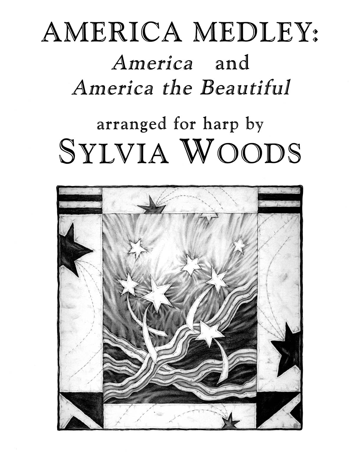 America Medley: America and America the Beautiful (Harp)