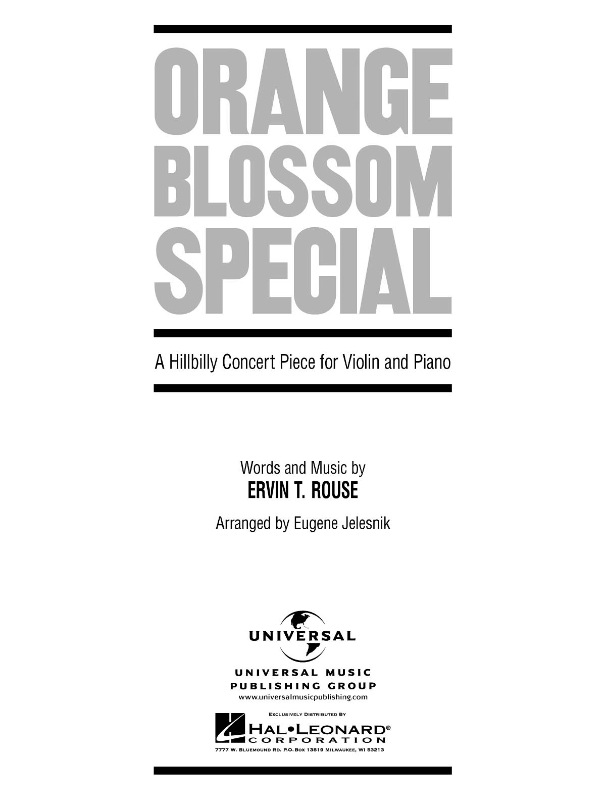 Orange Blossom Special