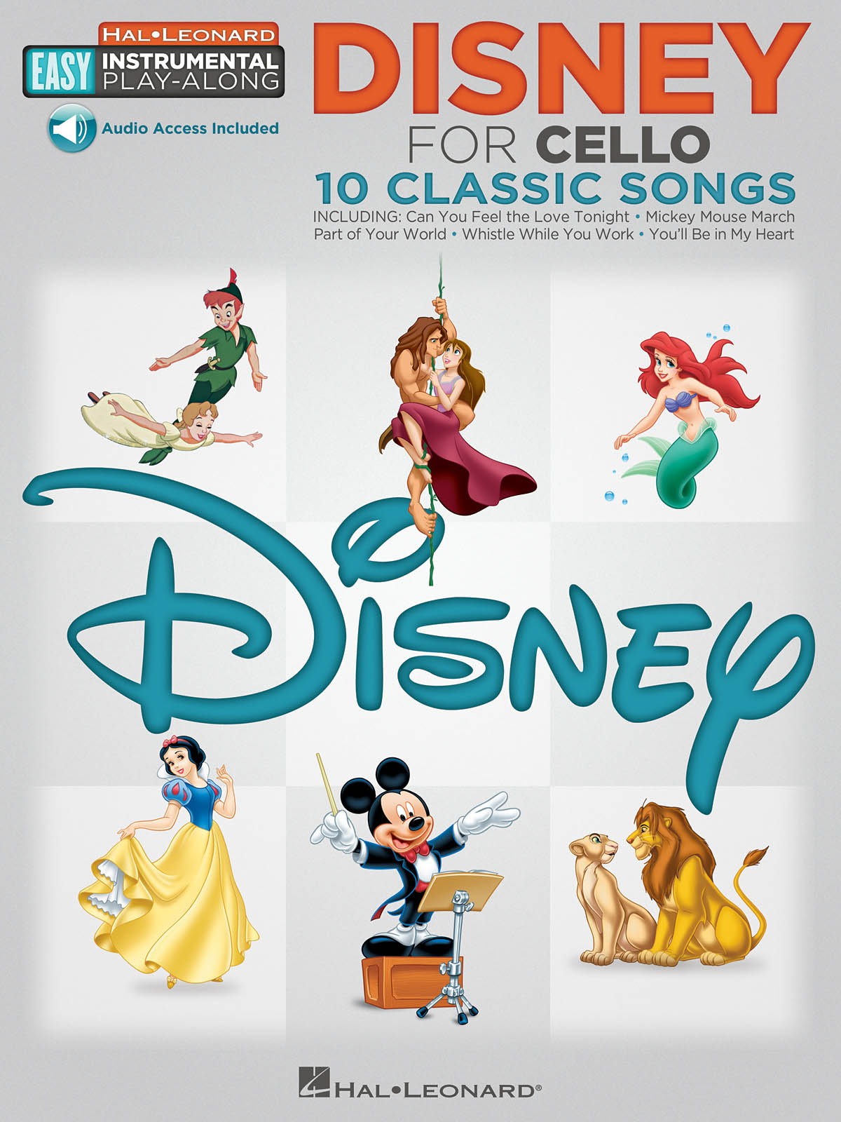 Cello Easy Instrumental Play-Along: Disney