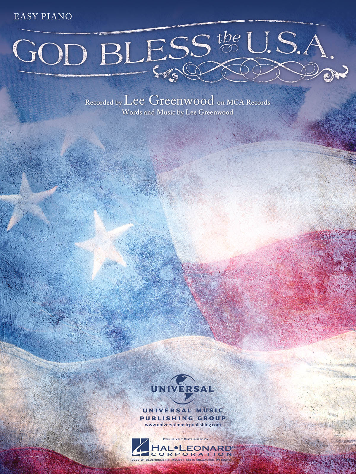 God Bless the U.S.A.(Easy Piano Sheet Music)