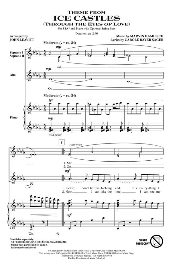 Theme from Ice Castles (Through the Eyes of Love)