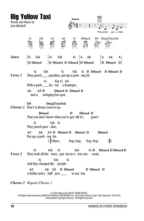 The Mighty Mandolin Chord Songbook