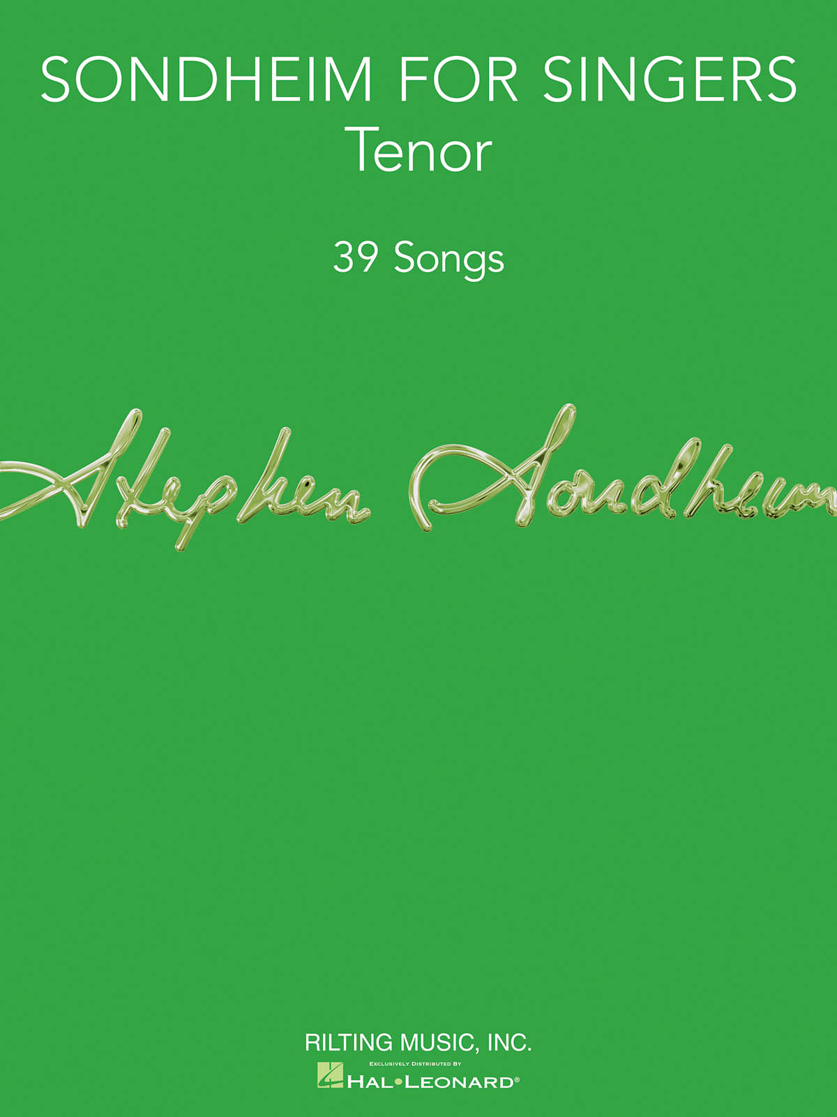 Sondheim for Singers - Tenor Vocal Collection