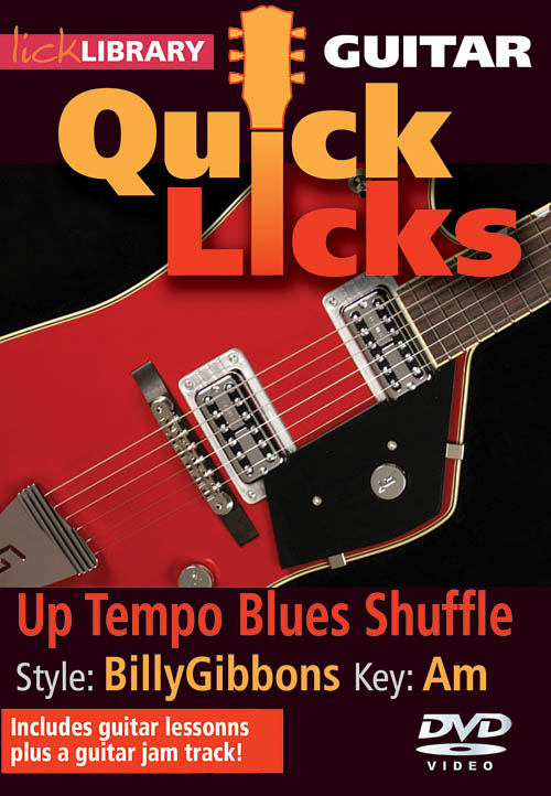 Up Tempo Blues Shuffle - Quick Licks(Style: Billy Gibbons- Key: Am)