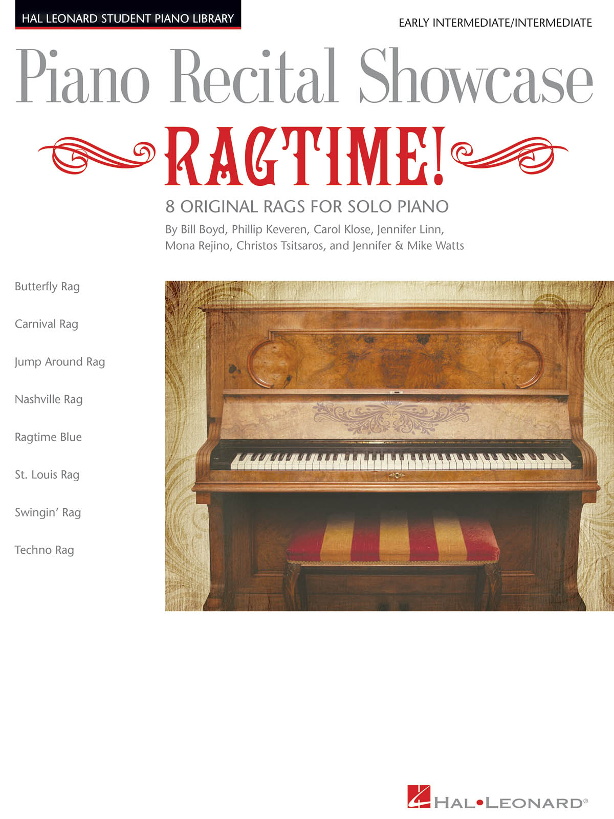 Piano Recital Showcase: Ragtime!(8 Original Rags fuer Solo Piano)