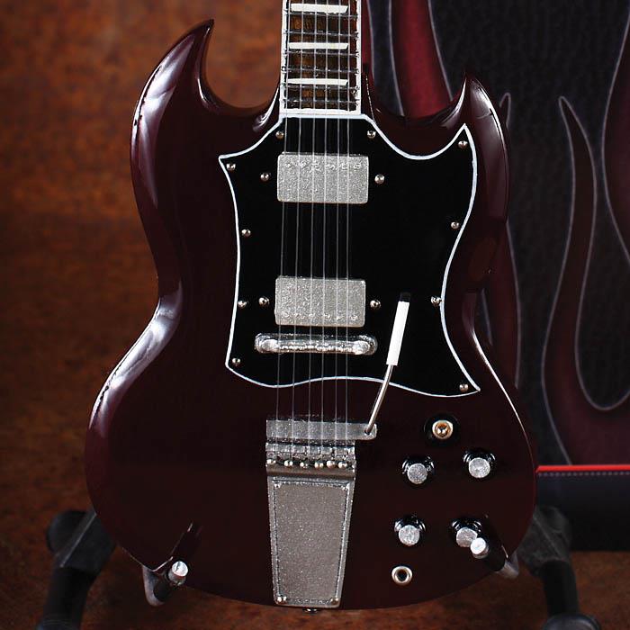 Angus Young(Signature Stained Miniature Guitar Replica Collectible)
