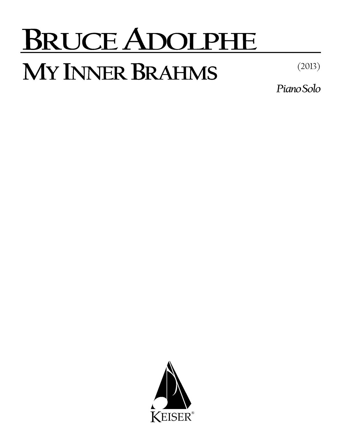 By Inner Brahms: an Intermezzo