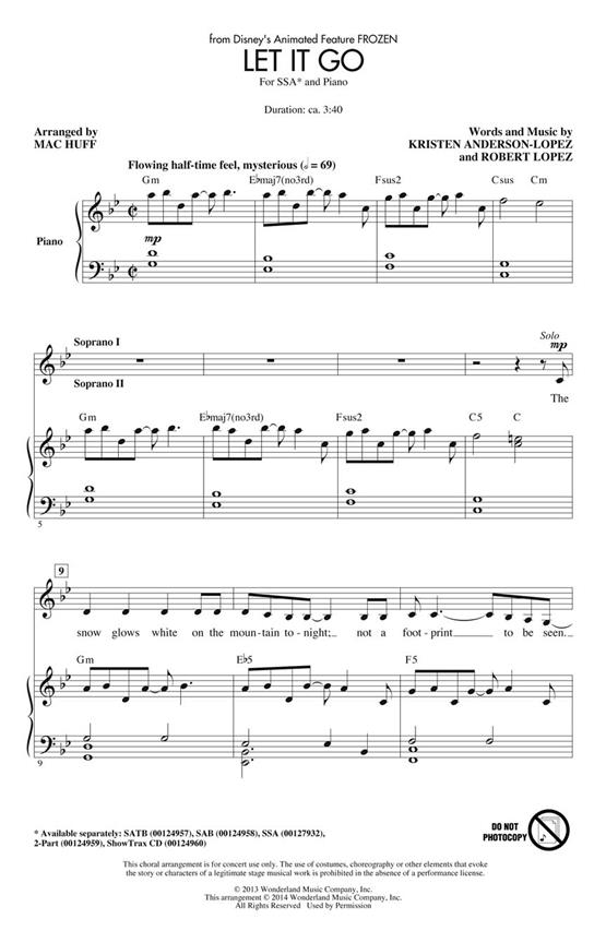 Let It Go (from Frozen)