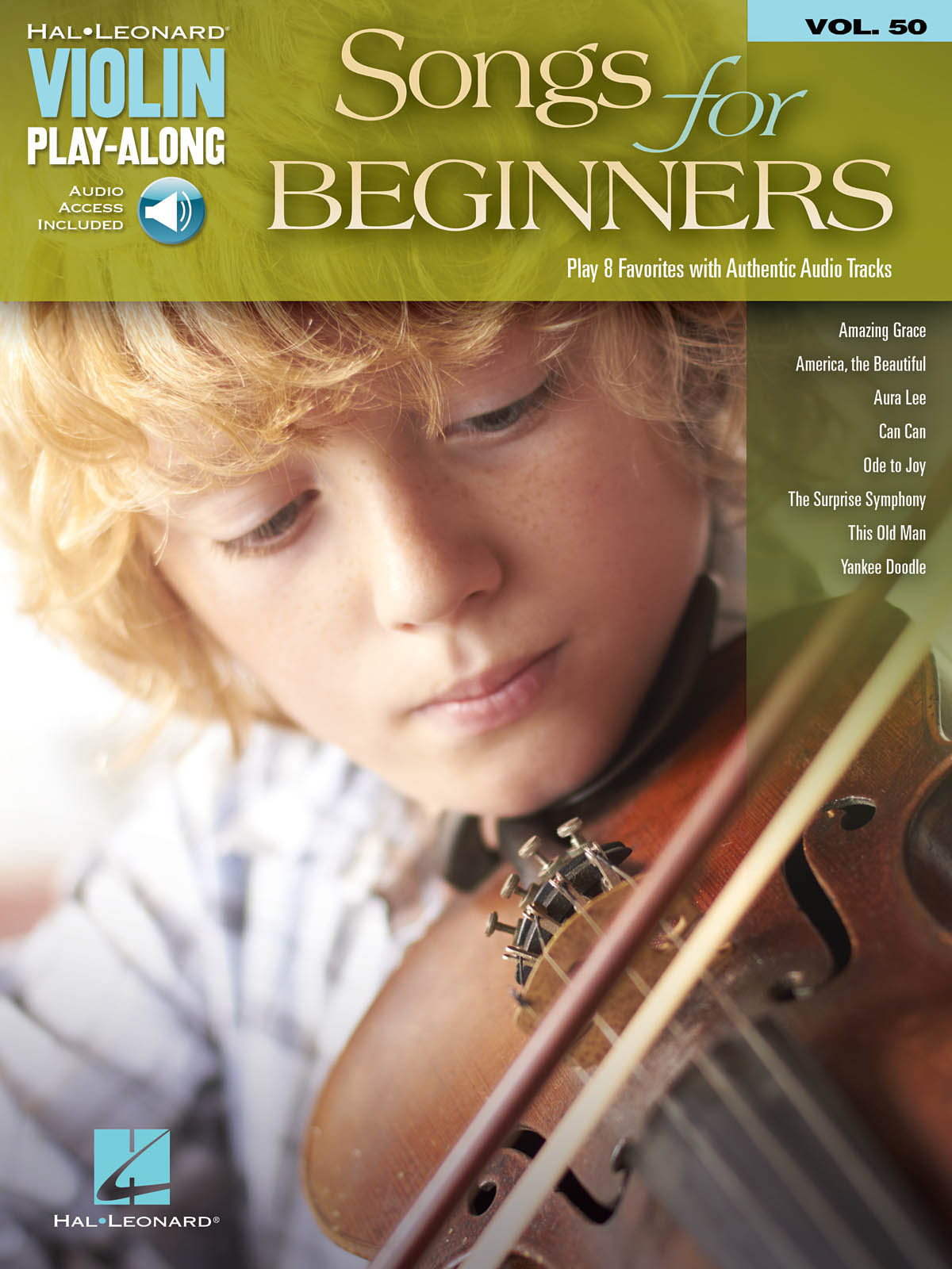 Violin Play-Along Volume 50:Songs for Beginners