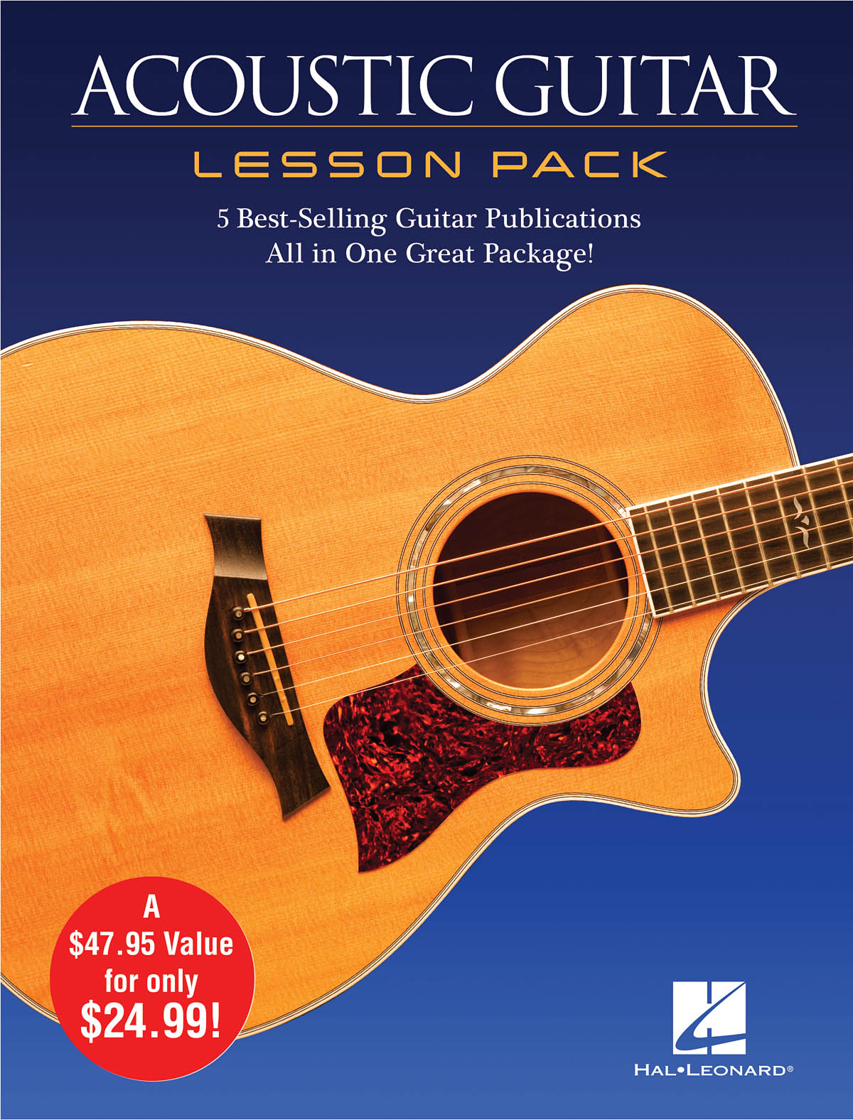 Acoustic Guitar Lesson Pack(5 Best-Selling Guitar Publications in One Great Package!)