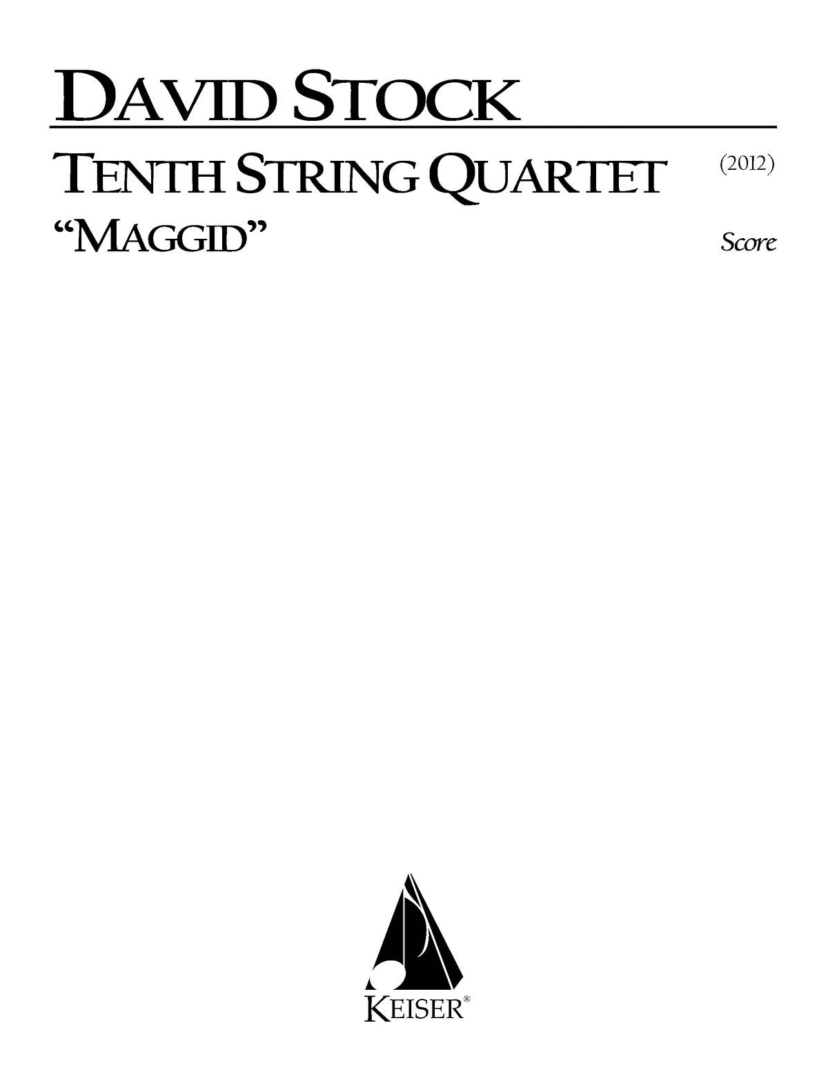 String Quartet No. 10