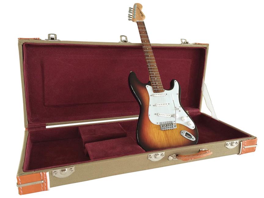 Fender(TM) 60th Anniversary Stratocaster(Officially Licensed Miniature Guitar Replica)