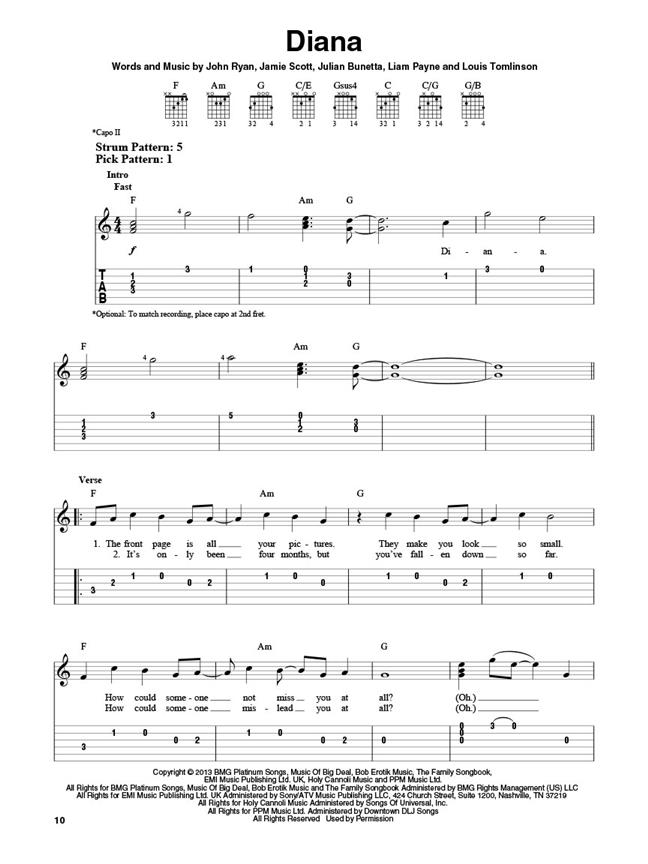 One Direction - Easy Guitar with Tab