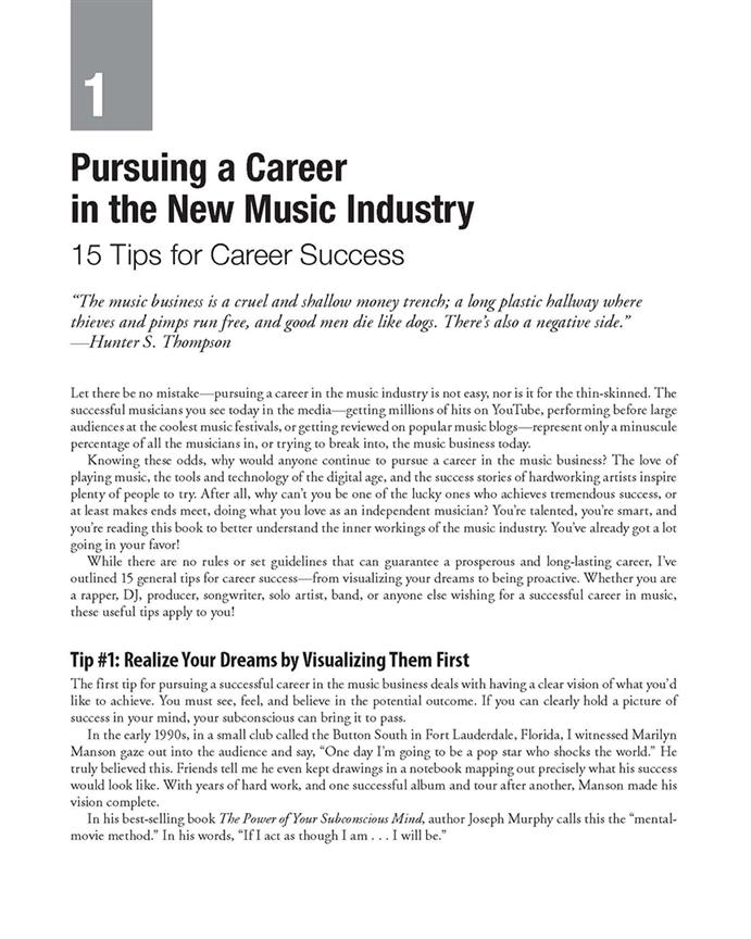 Business Basics fuer Musicians(The Complete Handbook from Start to Success)