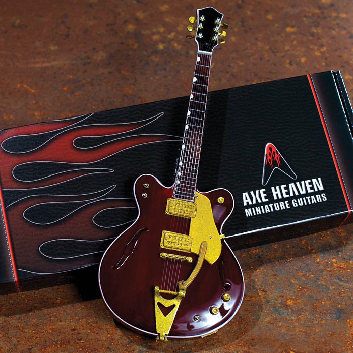 George Harrison Rosewood Hollow Body Model(Miniature Guitar Replica Collectible)