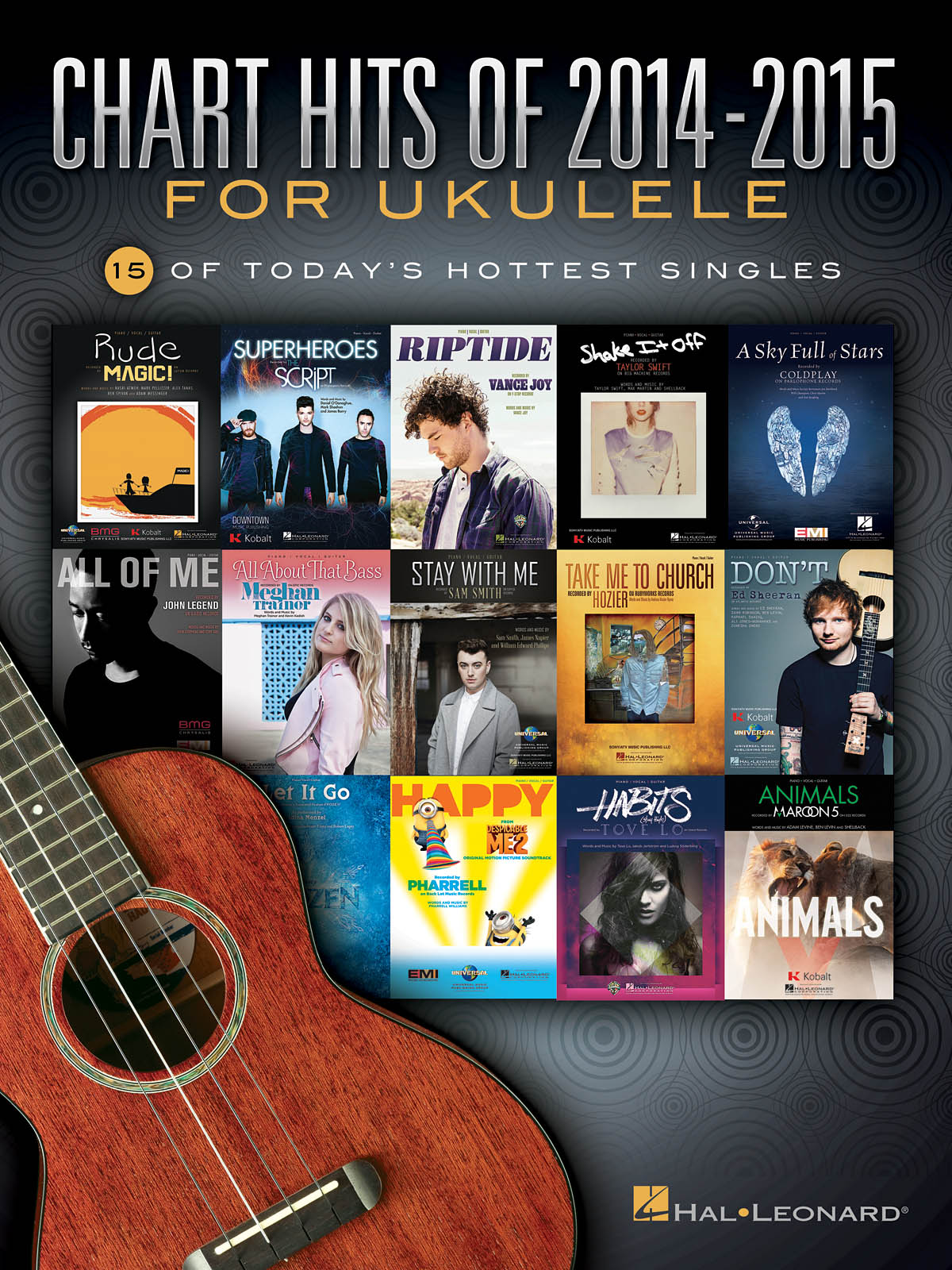Chart hits of 2014-2015 fuer ukelele