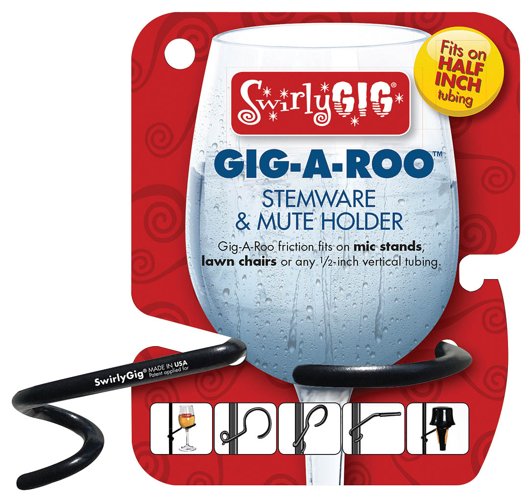 SwirlyGig Gig-A-Roo - Stemware & Mute Holder 1/2″