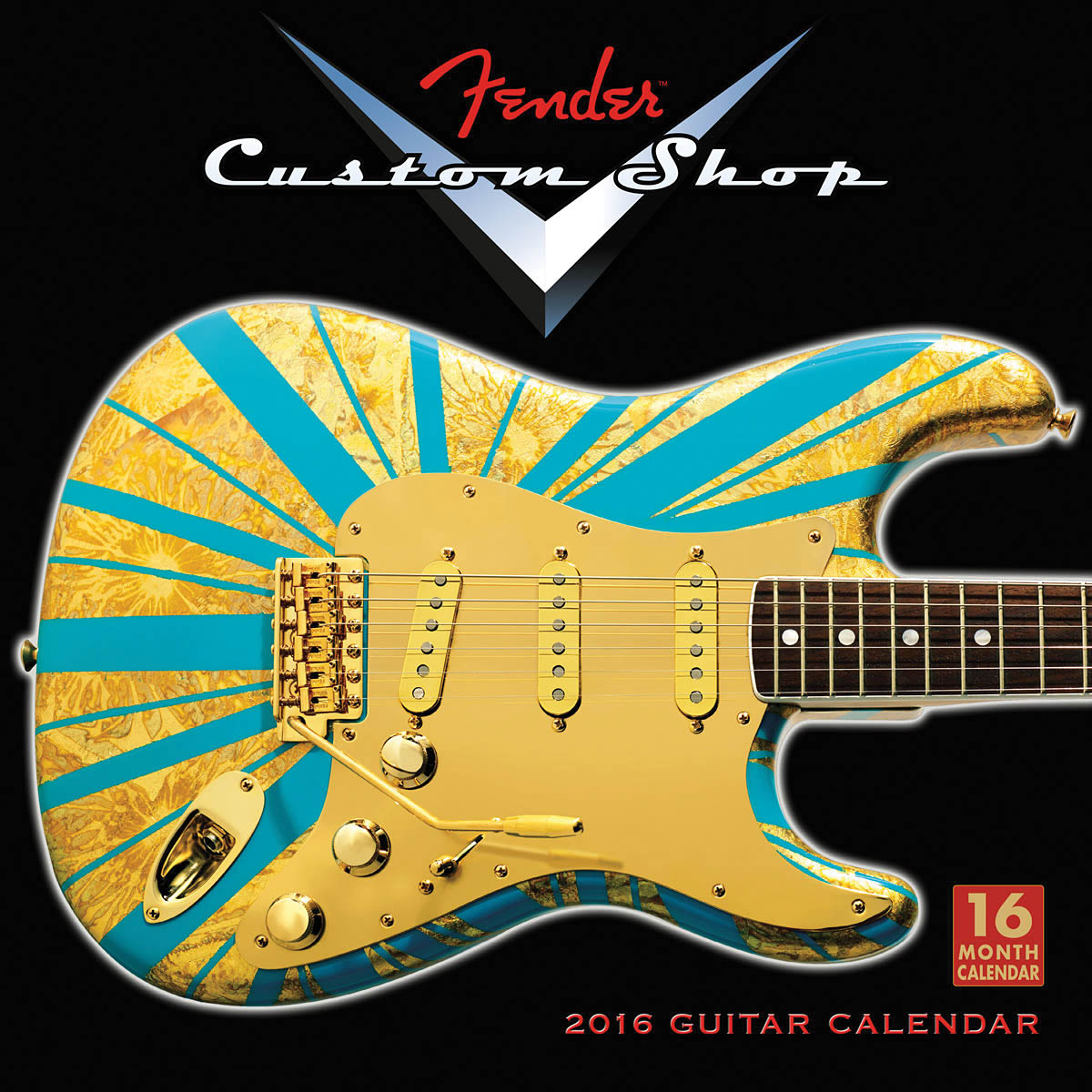 Fender Custom Shop 2016 16-Month Wall Calendar