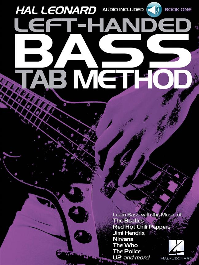 Hal Leonard Left-Handed Bass Tab Method Book 1