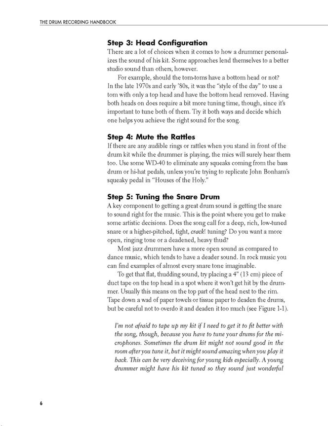 The Drum Recording Handbook