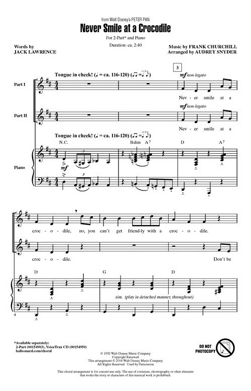 Never Smile at a Crocodile