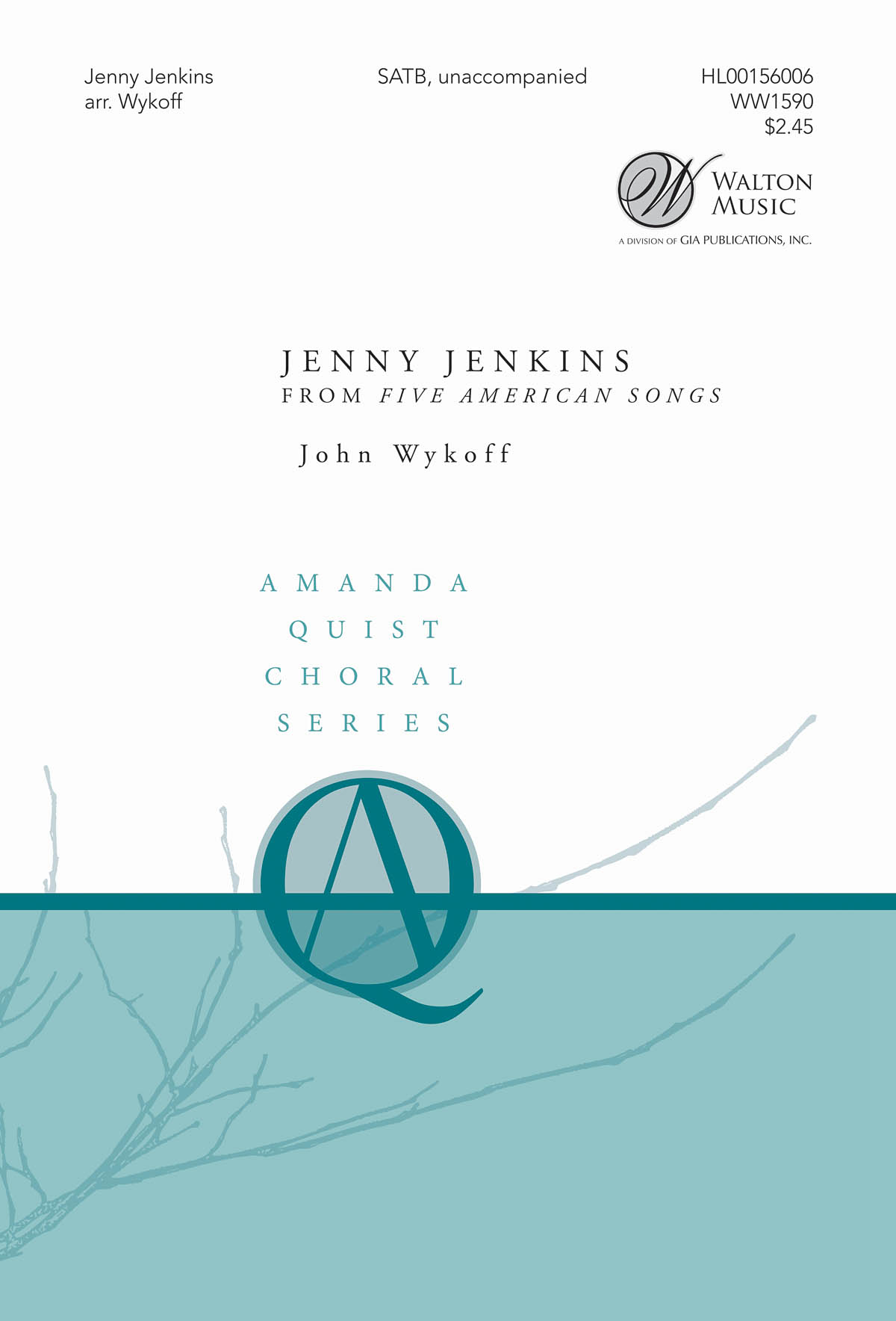 Jenny Jenkins (from Five American Songs)