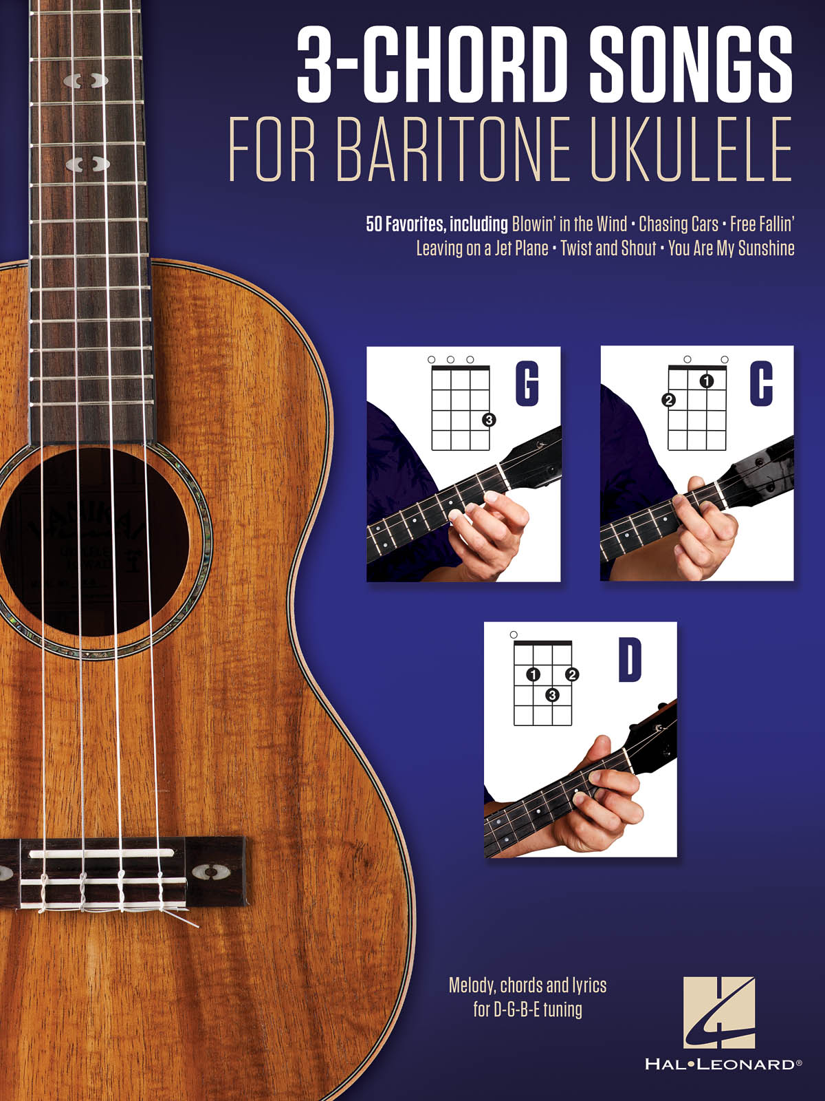 3-Chord Songs fuer Baritone Ukulele (G-C-D)