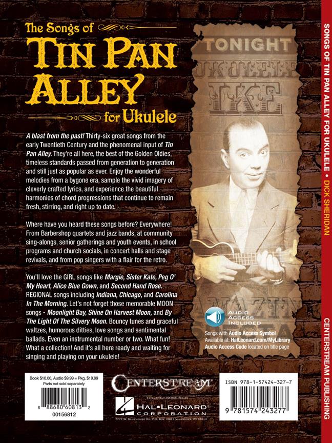 The Songs of Tin Pan Alley for Ukulele