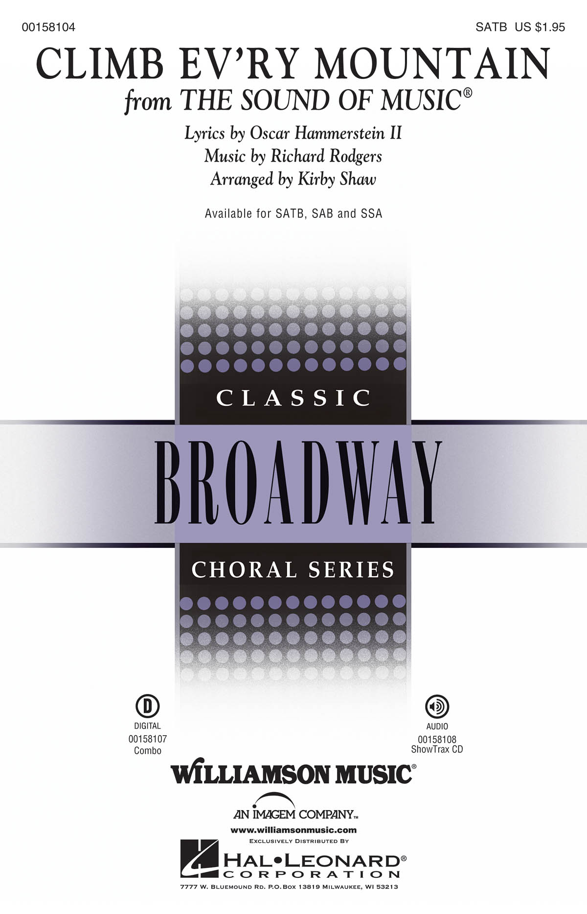 Climb Ev'ry Mountain (SATB)