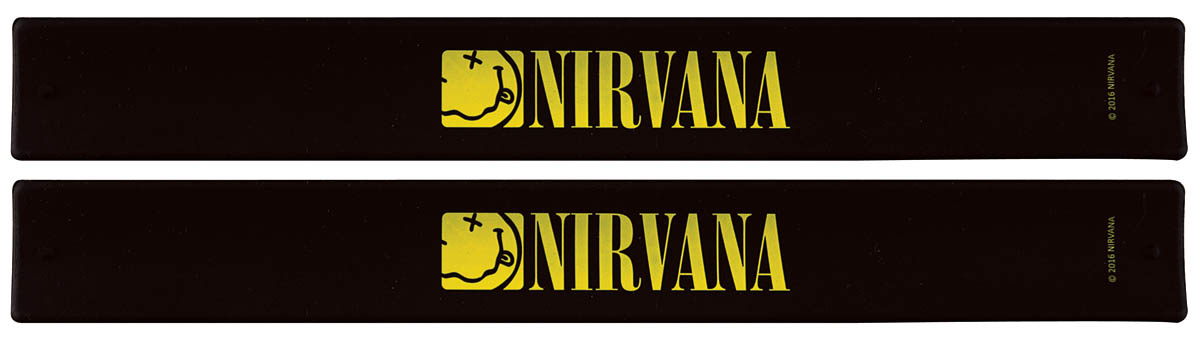 Nirvana Slap Band 2-Pack - Smiley Logo