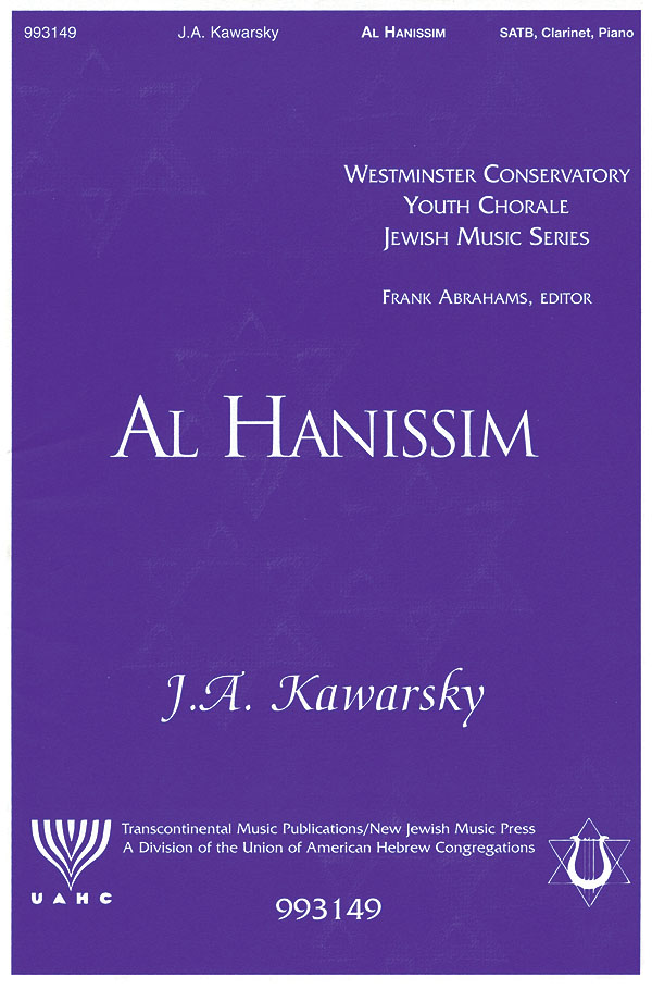 Al Hanissim For The Miracles(SATB)