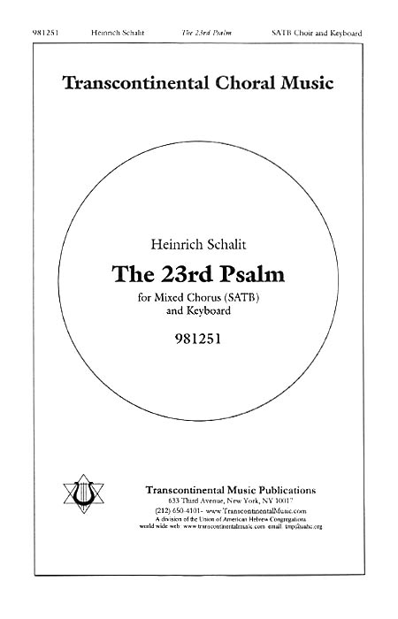 The 23rd Psalm(SATB)