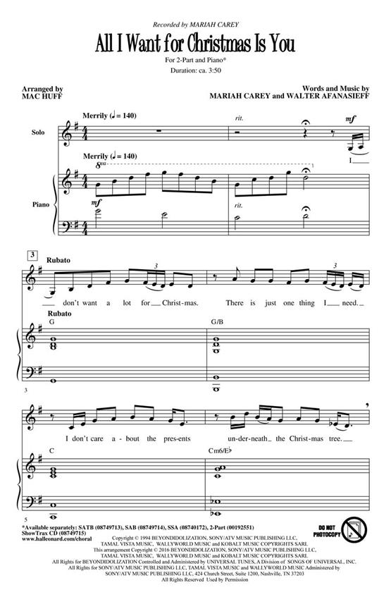 All I Want for Christmas Is You