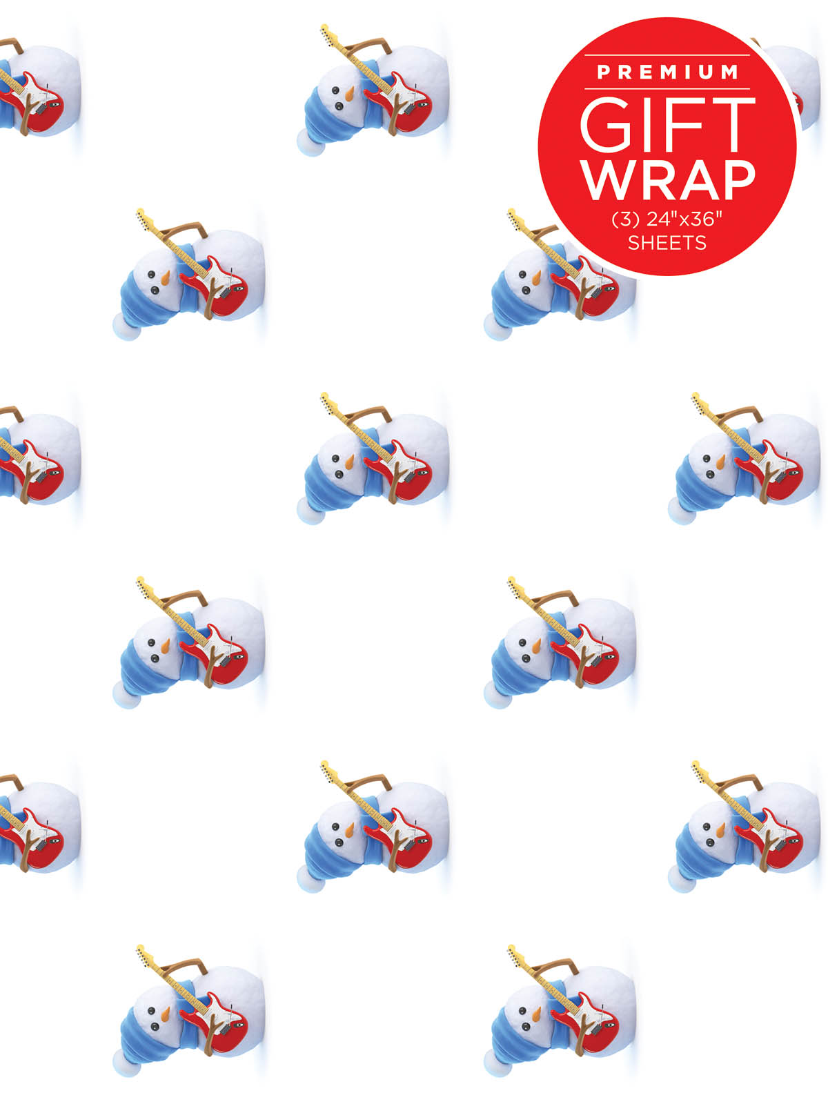 Hal Leonard Wrapping Paper - Snowman Theme