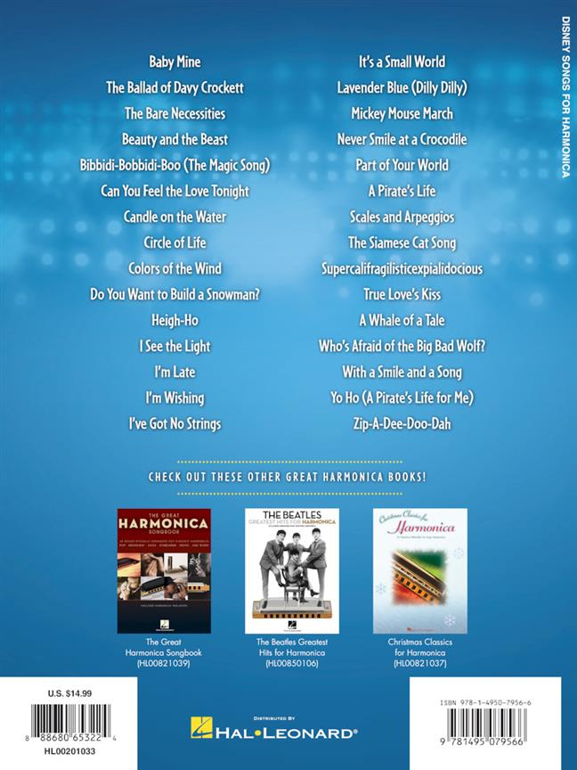 Disney Songs fuer Harmonica