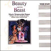 Beauty And The Beast Manuscript Paper