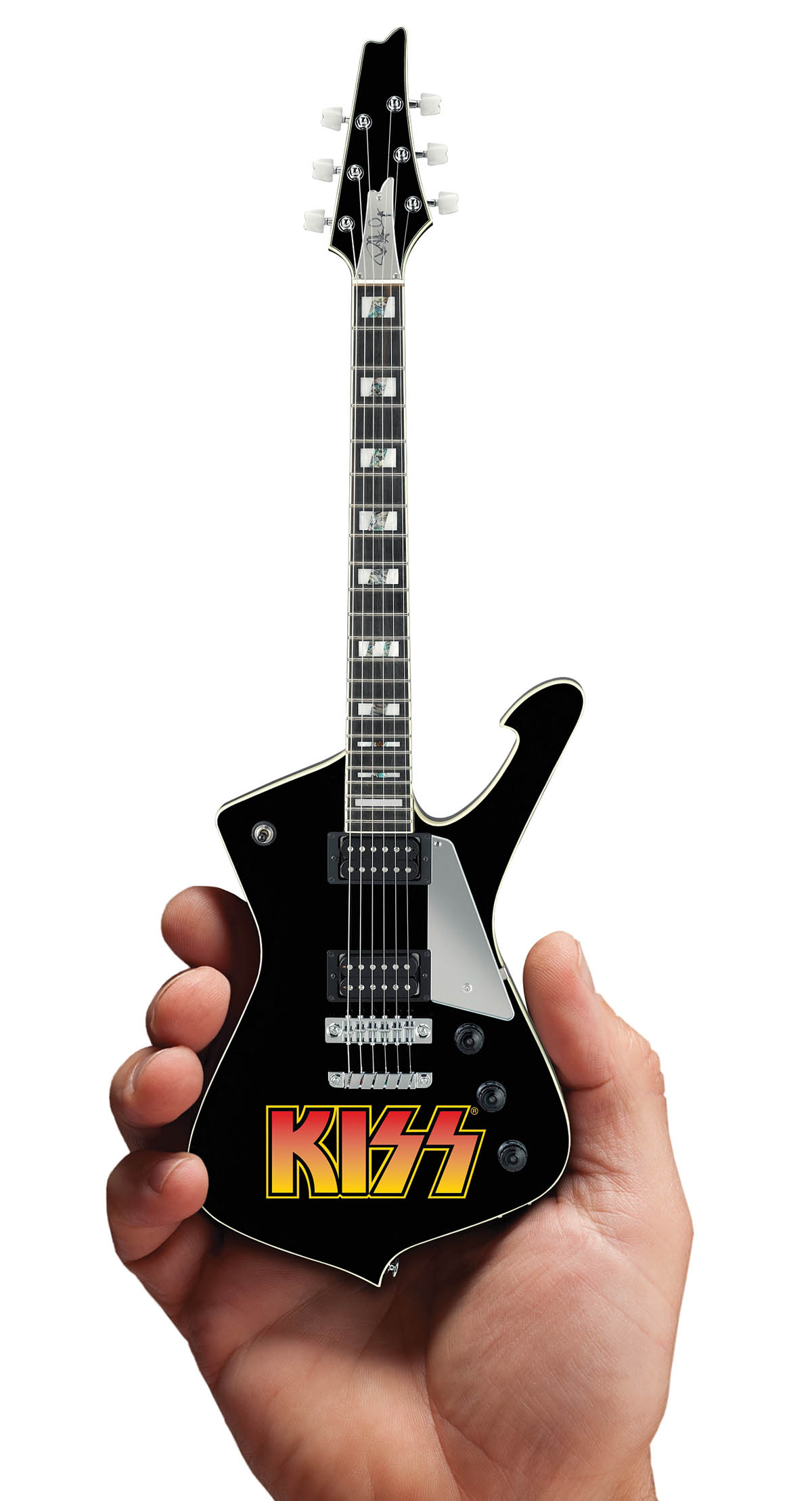 Kiss Logo Mini Guitar