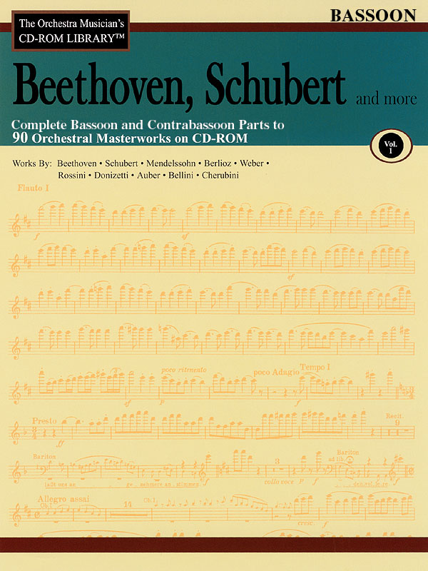 Beethoven, Schubert & More for Bassoon - Volume 1 (CD-Rom)