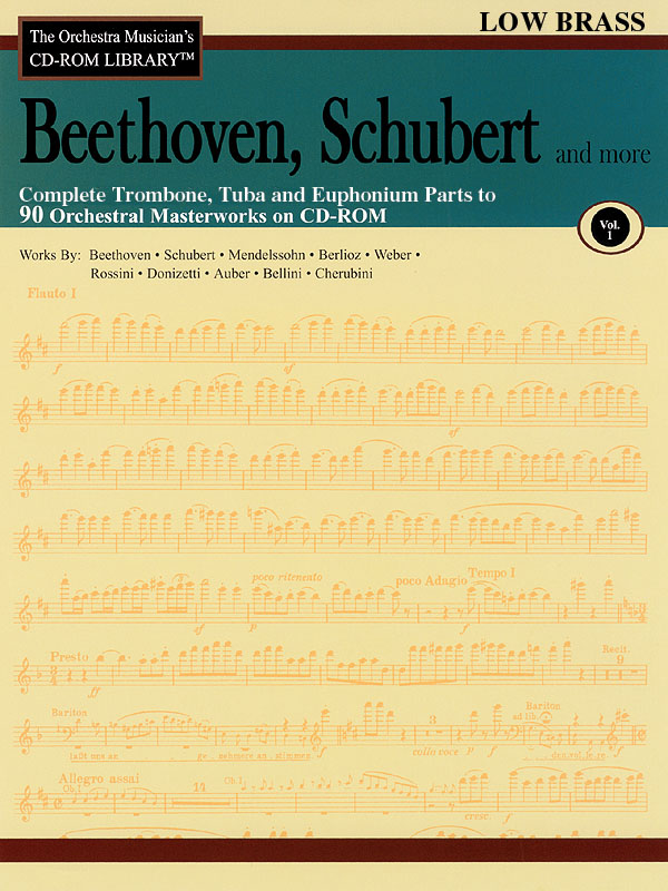 Beethoven, Schubert & More fuer Low Brass - Volume 1 (CD-Rom)