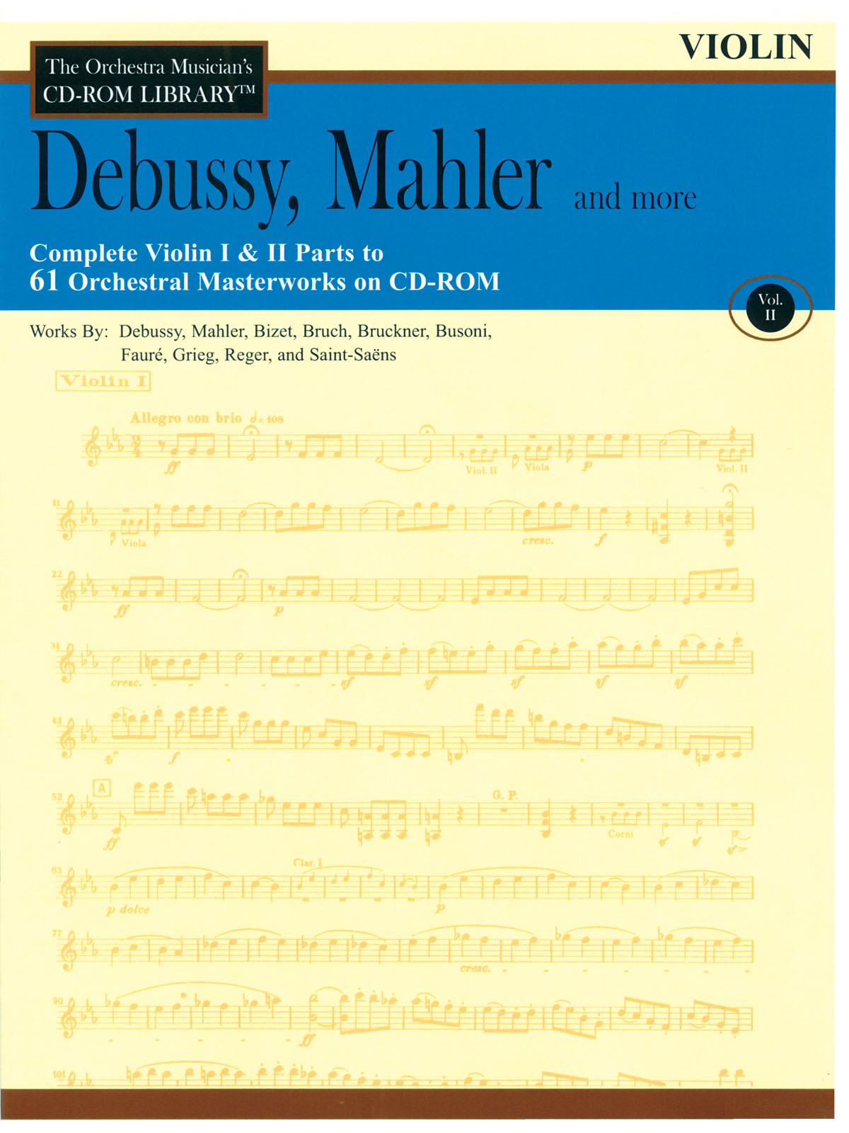 Debussy, Mahler and More - Volume 2(The Orchestra Musician's CD-ROM Library - Viola)