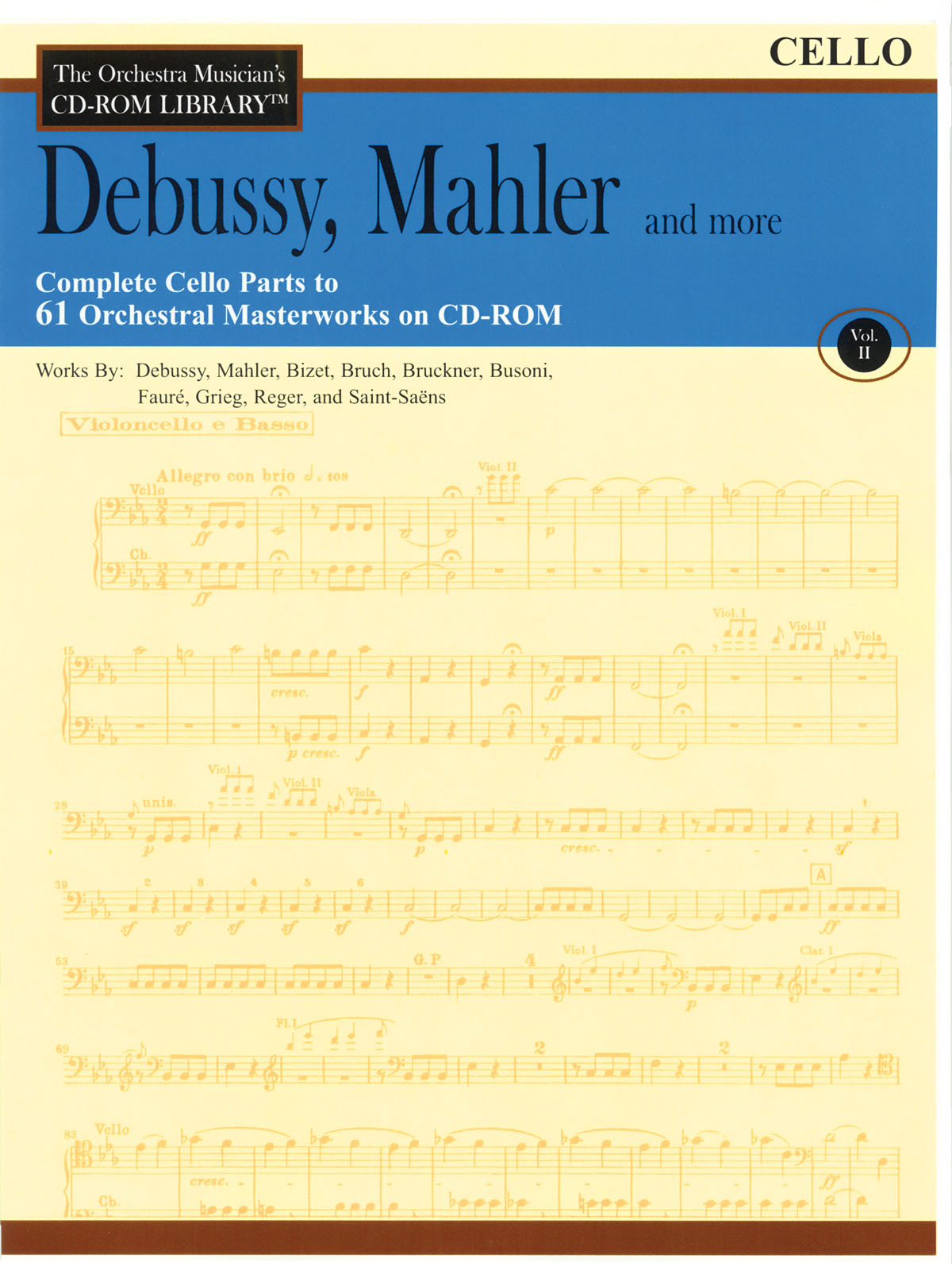 Debussy, Mahler and More - Volume 2(The Orchestra Musician's CD-ROM Library - Cello)