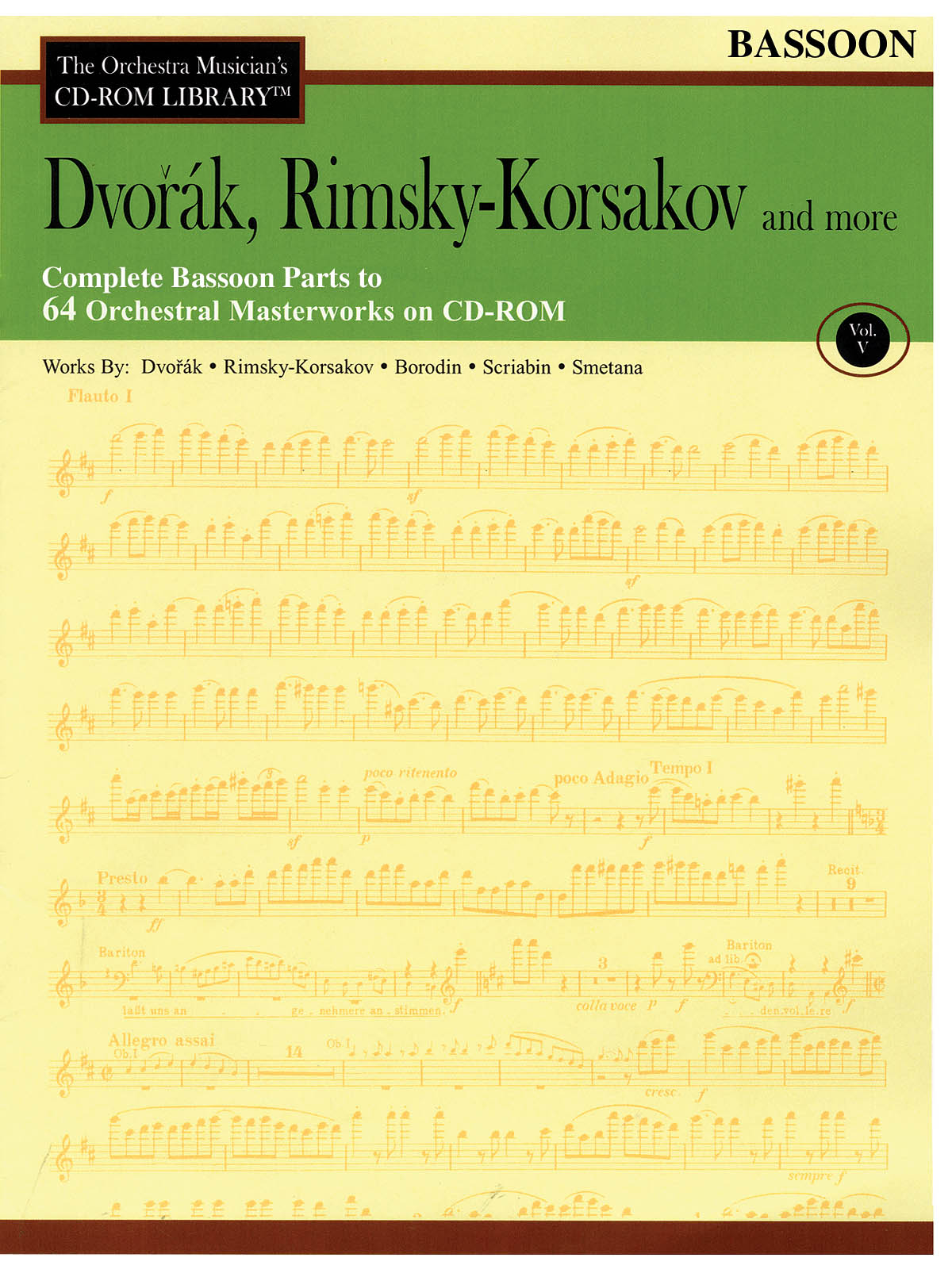 Dvorak, Rimsky-Korsakov and More - Volume 5(The Orchestra Musician's CD-ROM Library - Bassoon)